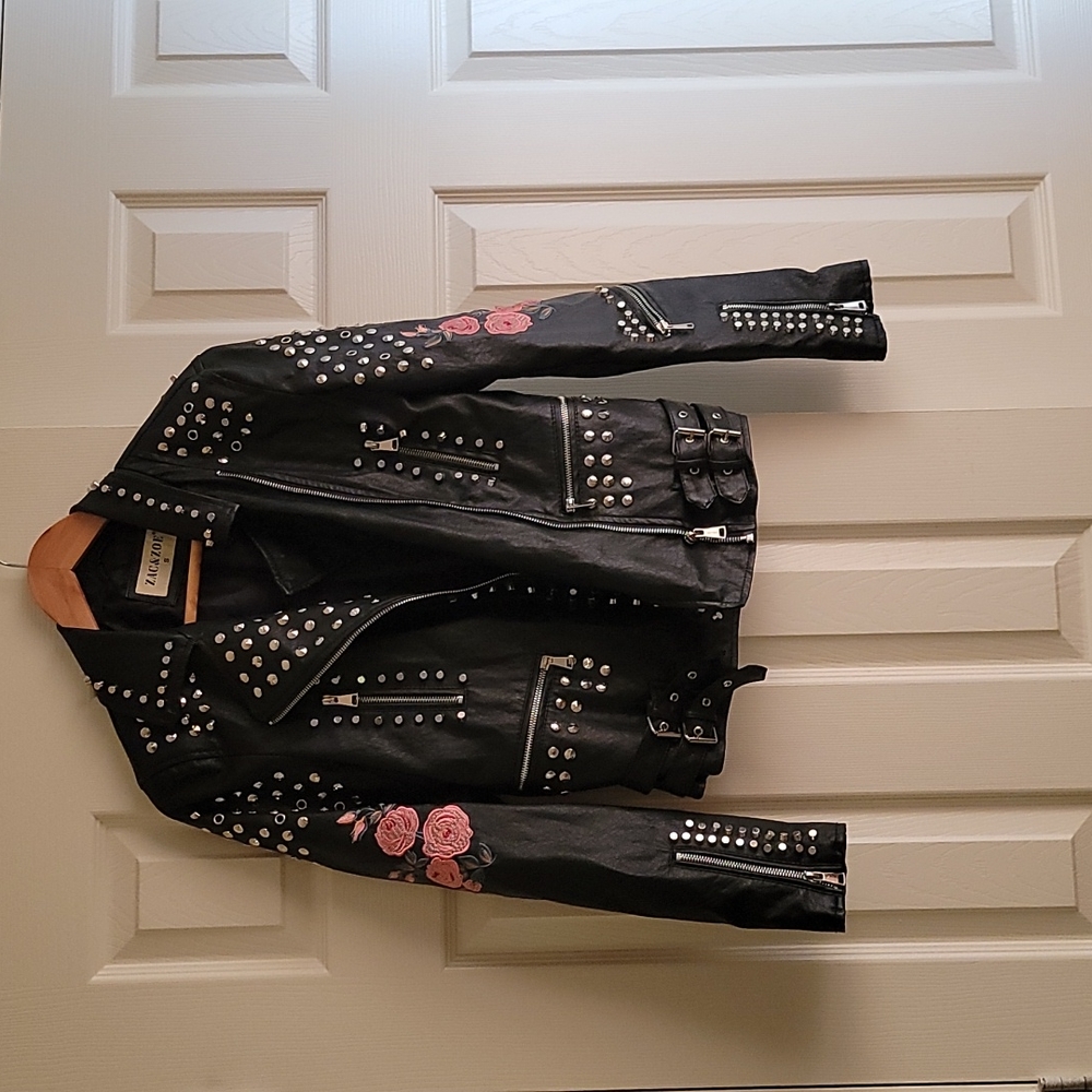 Faux leatherjacket